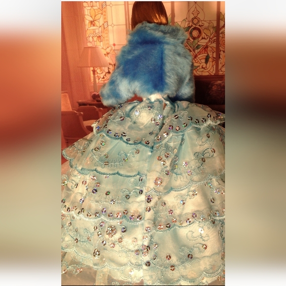 NEW OOAK FASHIONABLE BARBIE DOLL IN GOWN JEWELRY UPDO HAIRSTYLE  COLLECTABLE - Picture 2 of 4